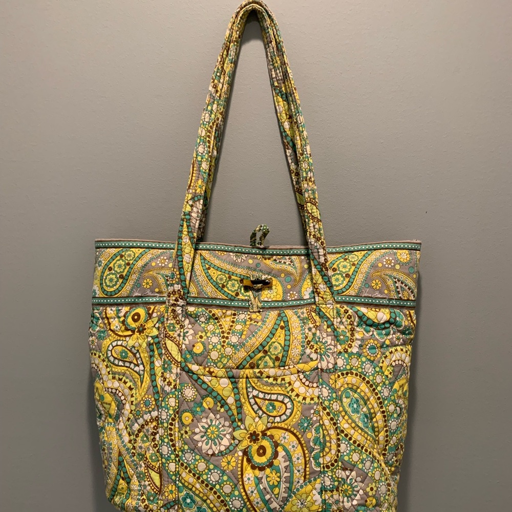 Vera Bradley Lemon Parfait Tote